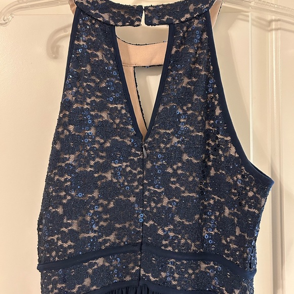 Morgan & Co. navy long dress - Picture 4 of 5